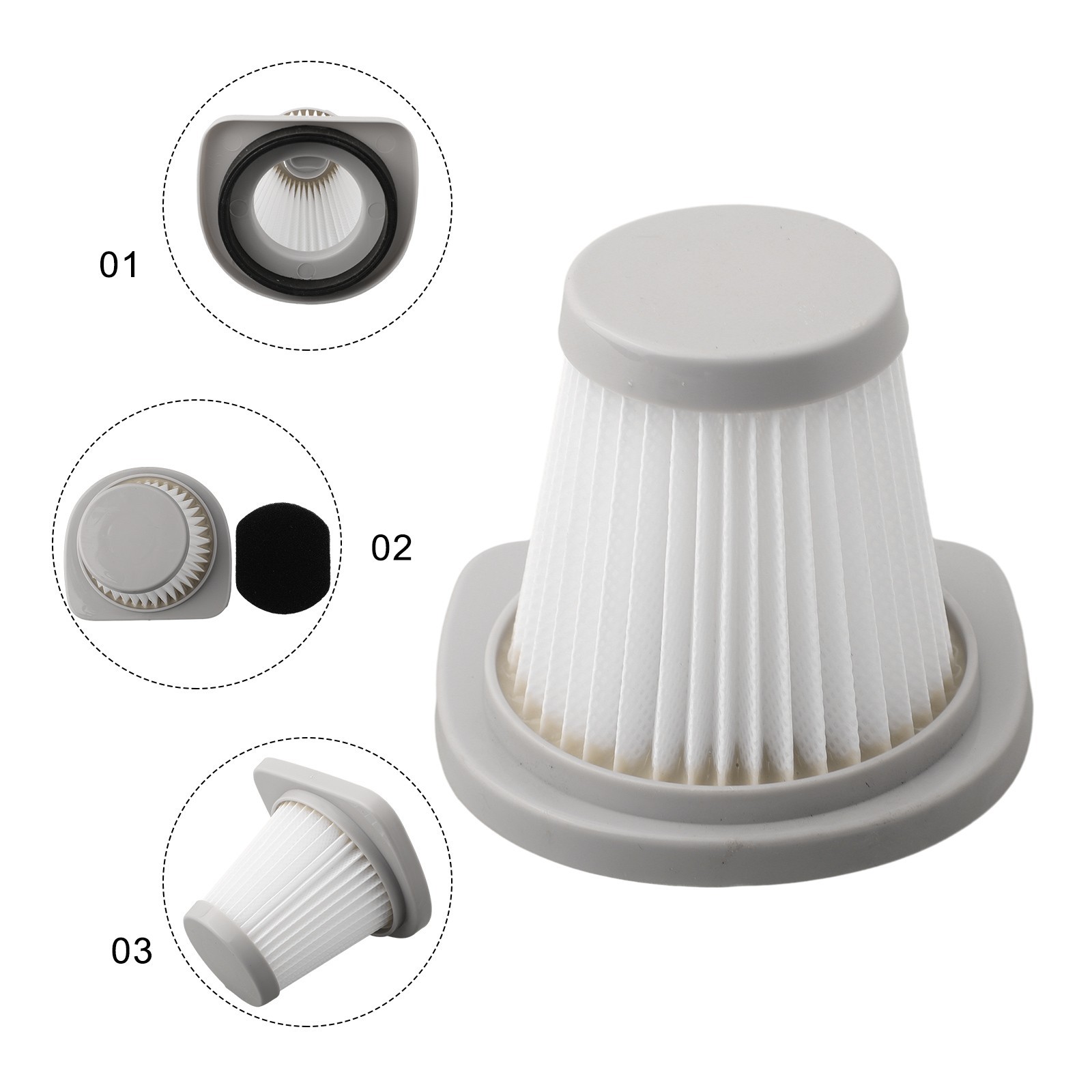Effective Dust Control Vacuum Cleaner Filter for BergHOFF For Mrnica For Merlin