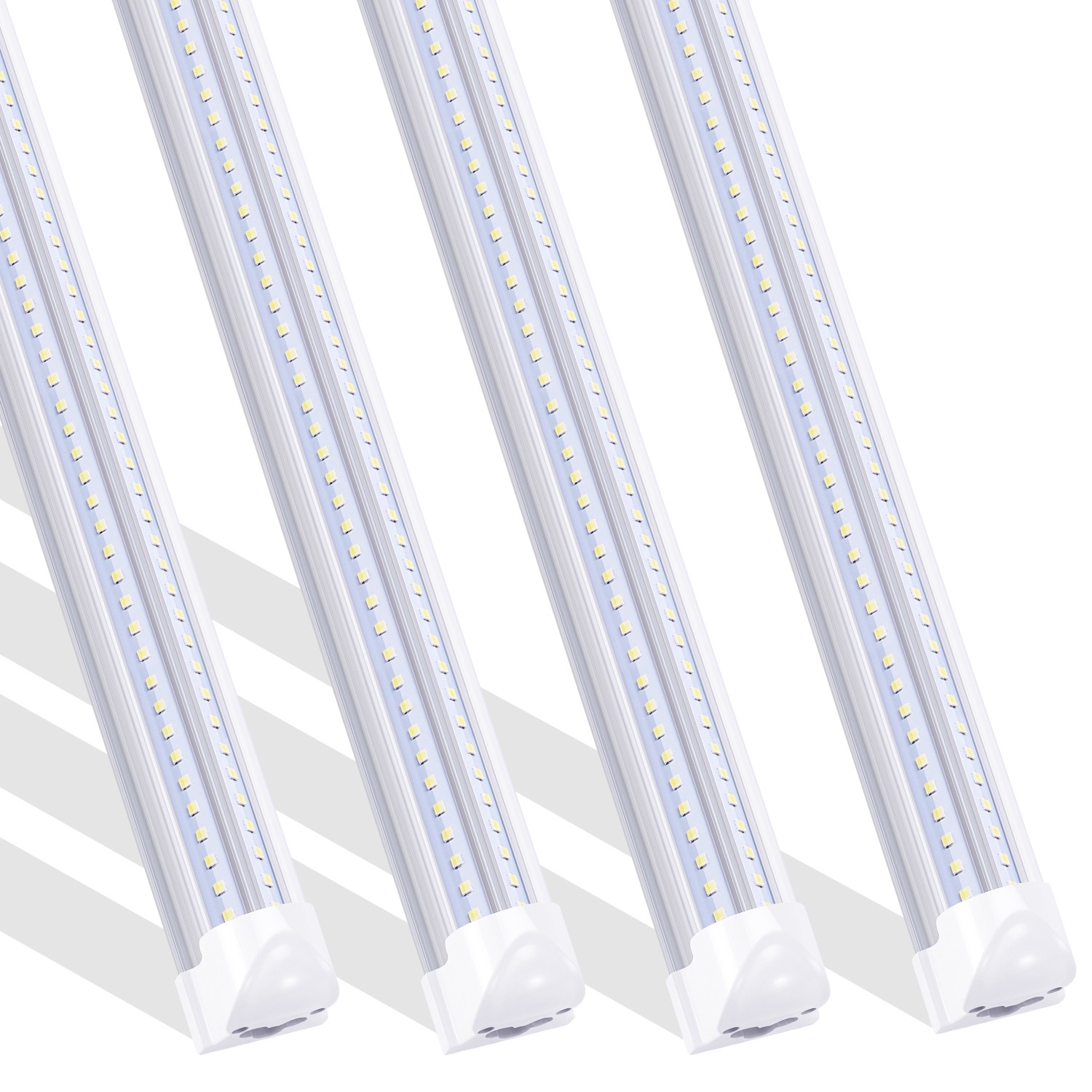 4Pcs 42W T8 4FT Integrated 4Foot Led Tube Light Bulbs 4′ Led Shop Light 6000K