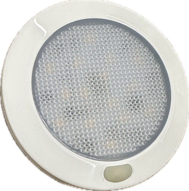 2PK. 3″ White Shell LED Ultra Slim Opal Panel Light W/ Switch 0016939W