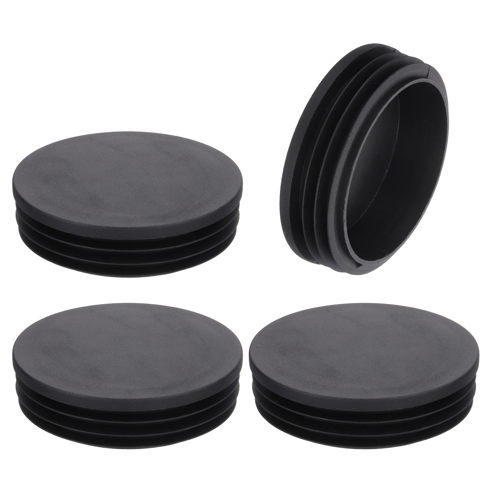 4Pcs Round Plastic Plug Furniture Leg Pipe Insert 90mm 3.54 Inch