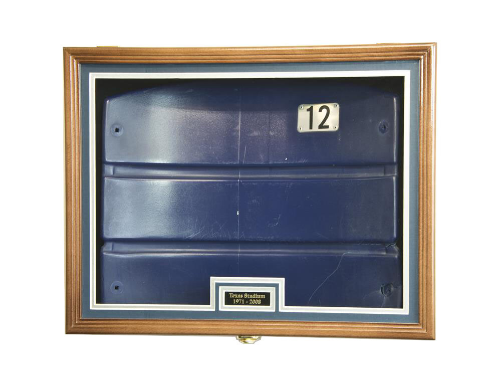Full Size Stadium Seat Back Display Case Shadowbox Holder Custom Matting Option