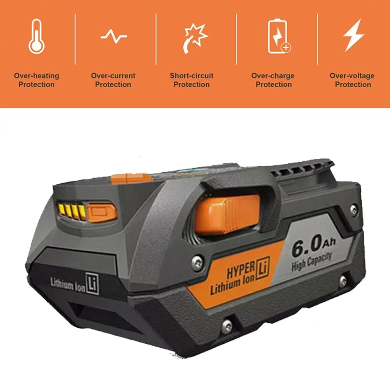 18V For Ridgid 8.0Ah Lithium Battery R840087 R840085 Rigid Power Tool Charger