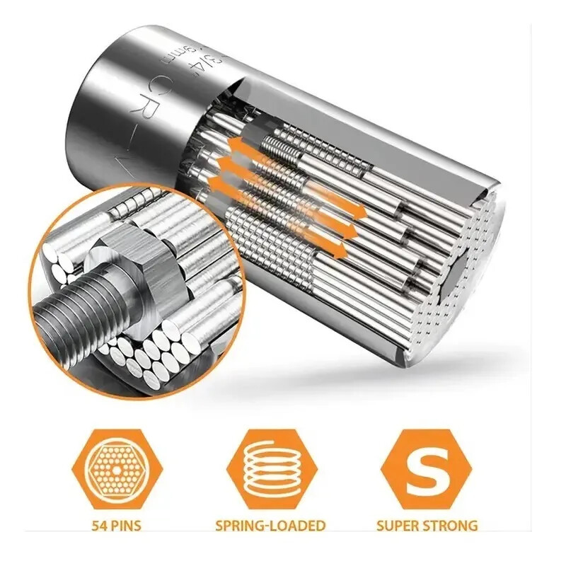 Universal Socket Wrench Drill Adapter Extension Ratchet Driver Bit Holder Tool
