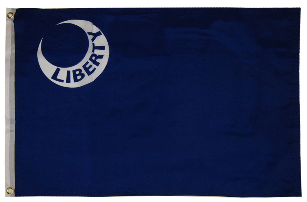 2×3 Ft Fort Moultrie Liberty In Moon 100D Woven Poly Nylon Flag 2’x3′ Banner
