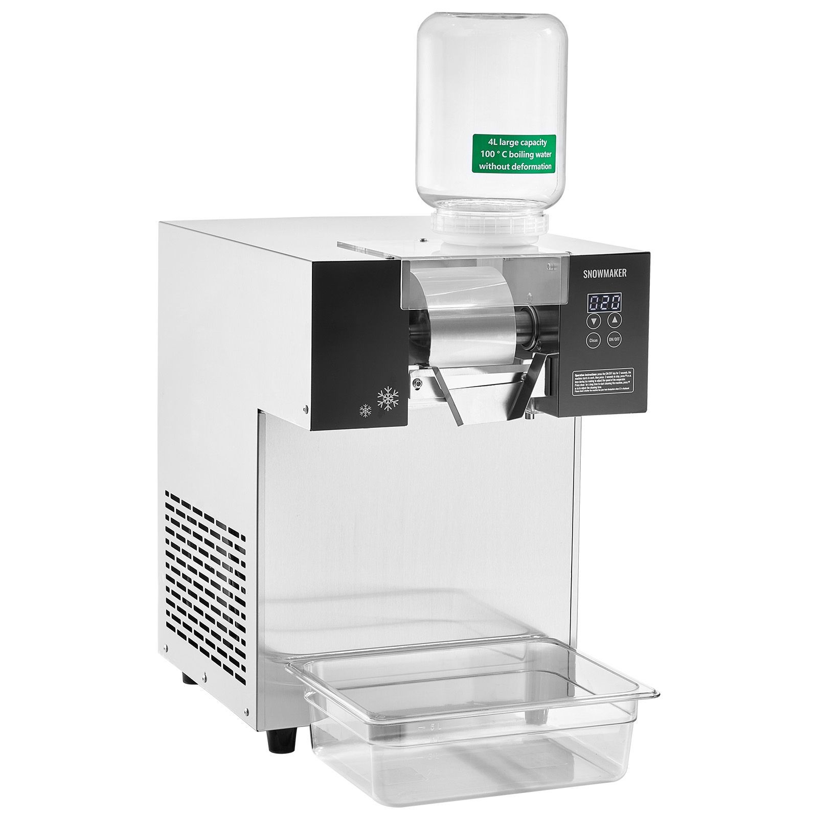 Snowflake Ice Maker 397lb/24H Stainless for For y