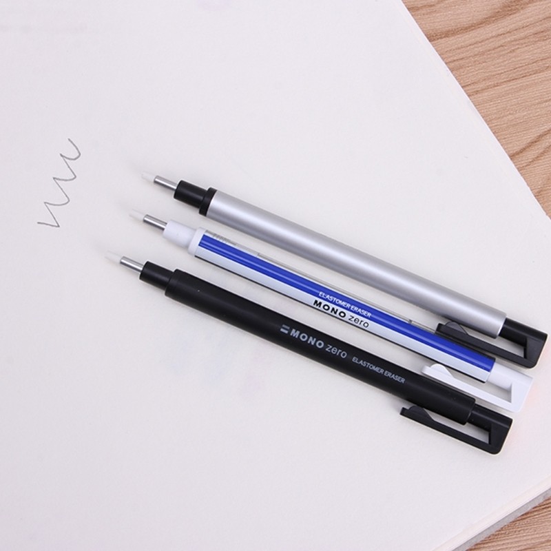 Round Tip Eraser Refill Pack Ultrafine Pencil Rubber Perfect Revise Details