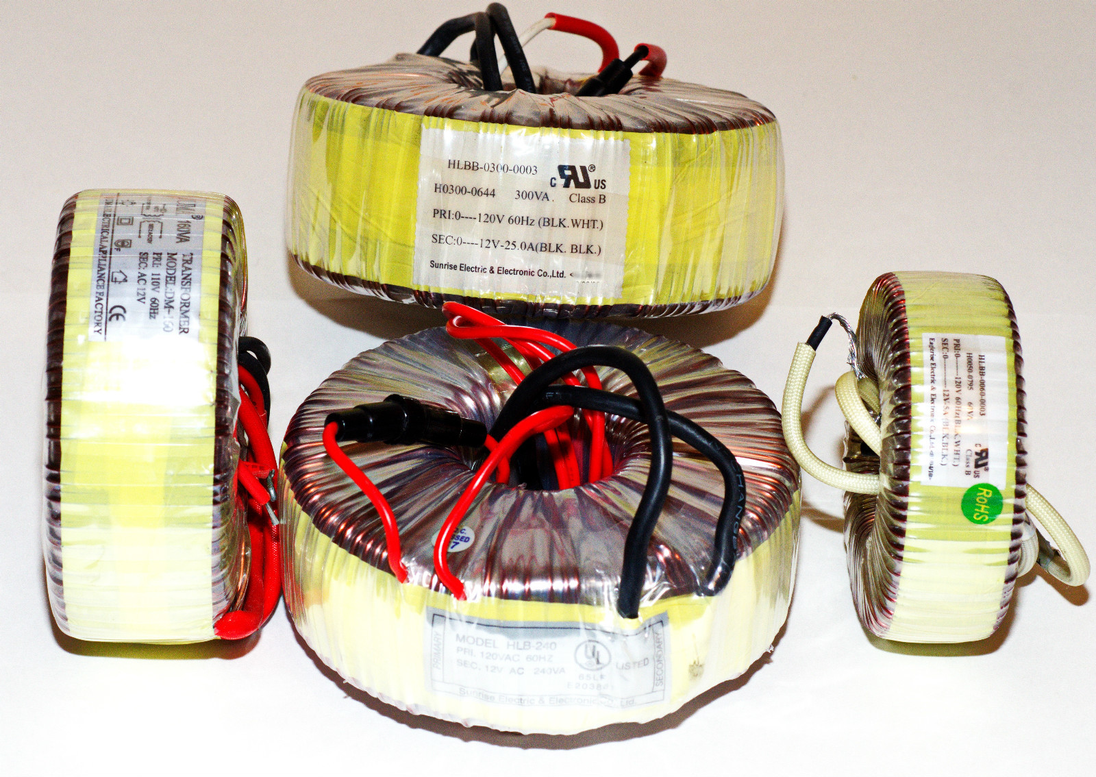 190W TOROIDAL TRANSFORMER For Halogen Lamps &Chandeliers Light Bulb