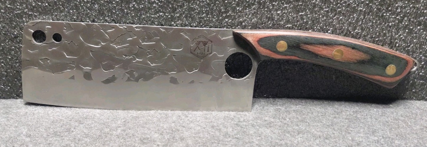 XYJ New 7.5 Inch Butcher Chef Slicing Nakiri High Carbon Steel VERY Sharp Knife