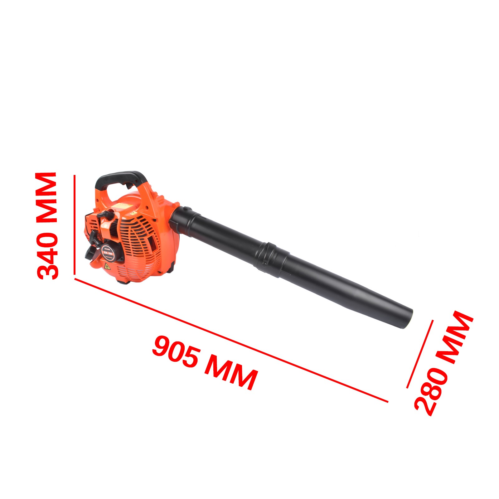 1x Handheld Leaf Grass Blower 0.75 KW 2-Stroke 7500r/min with 1x Matching kettle