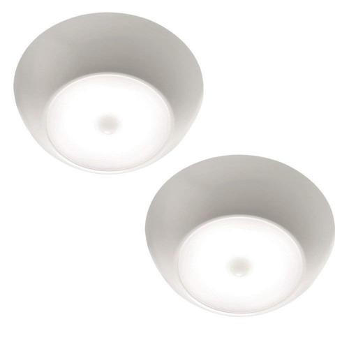 2 pk Beams MB990 300 Lm LED UltraBright Battery Motion Sense In/Outdoor Ceiling
