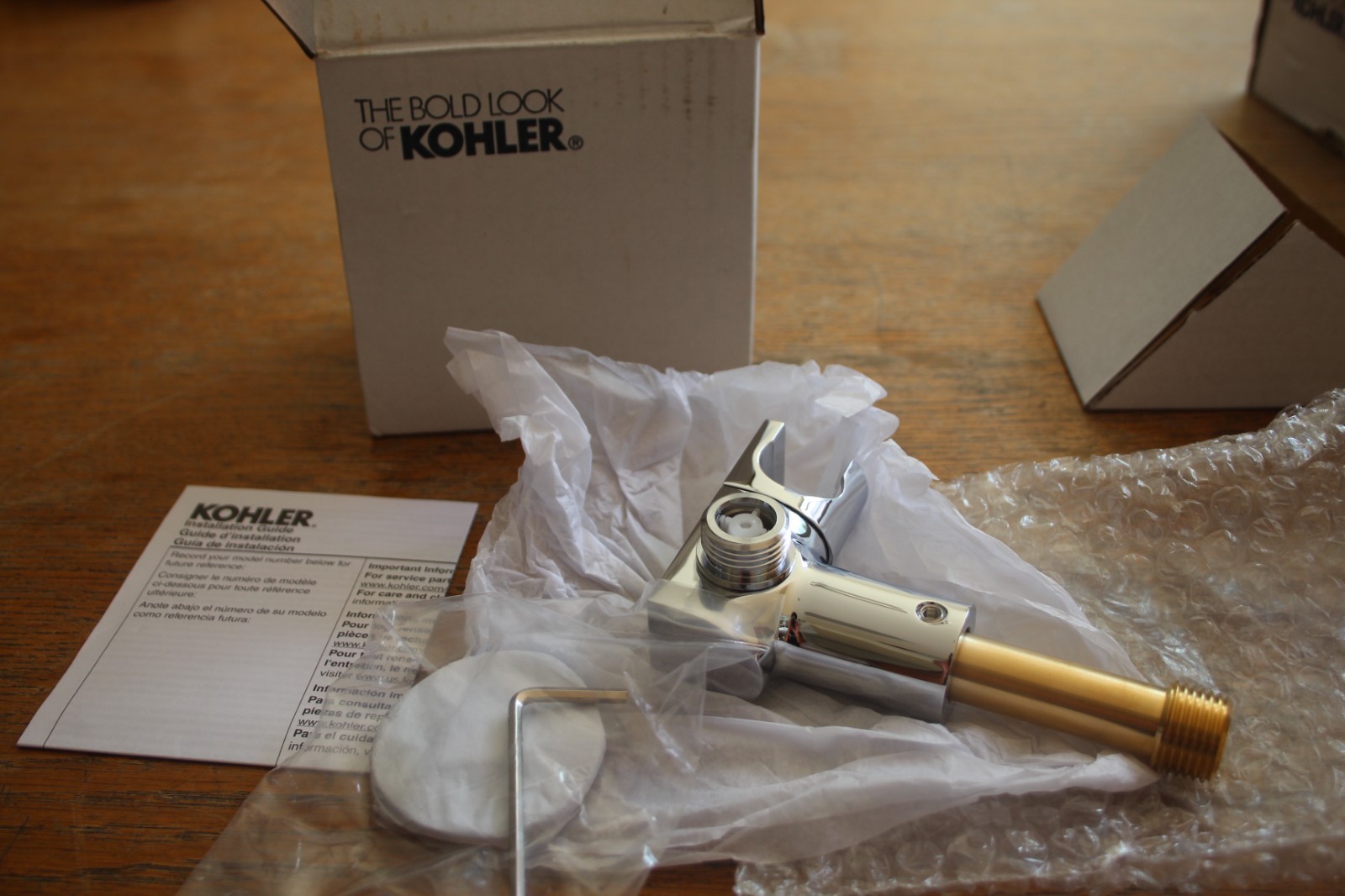 KOHLER 98354-CP EXHALE SUPPLY ELBOW POLISHED CHROME NEW IN BOX