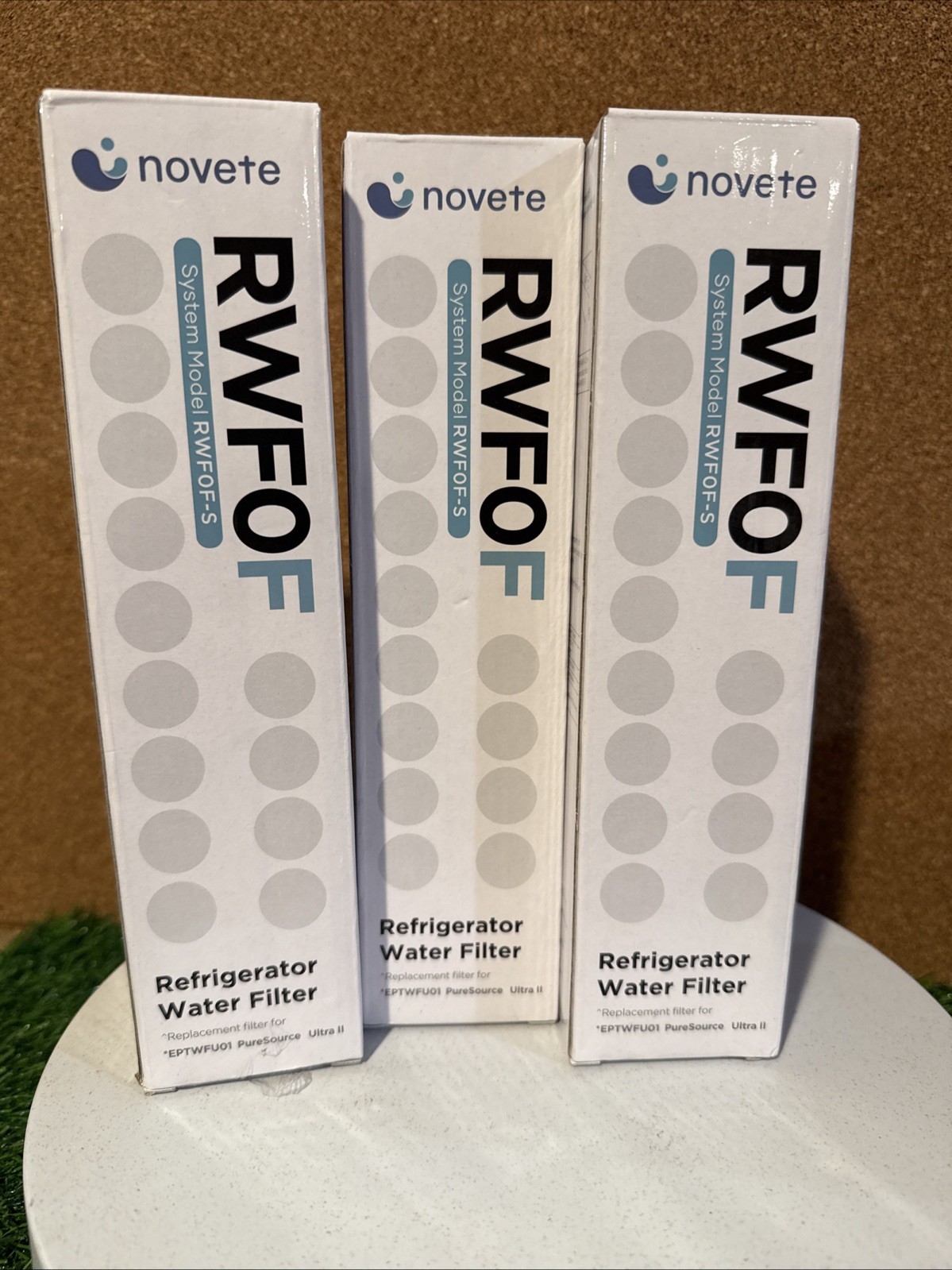RWFOD – 3 pack – Refrigerator Water Filter – Novete Brand – EPTWFU01 – pure