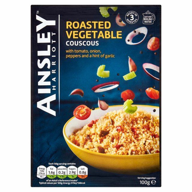 Ainsley Harriott Roasted Vegetable Cous Cous – 100g (0.22 lbs)