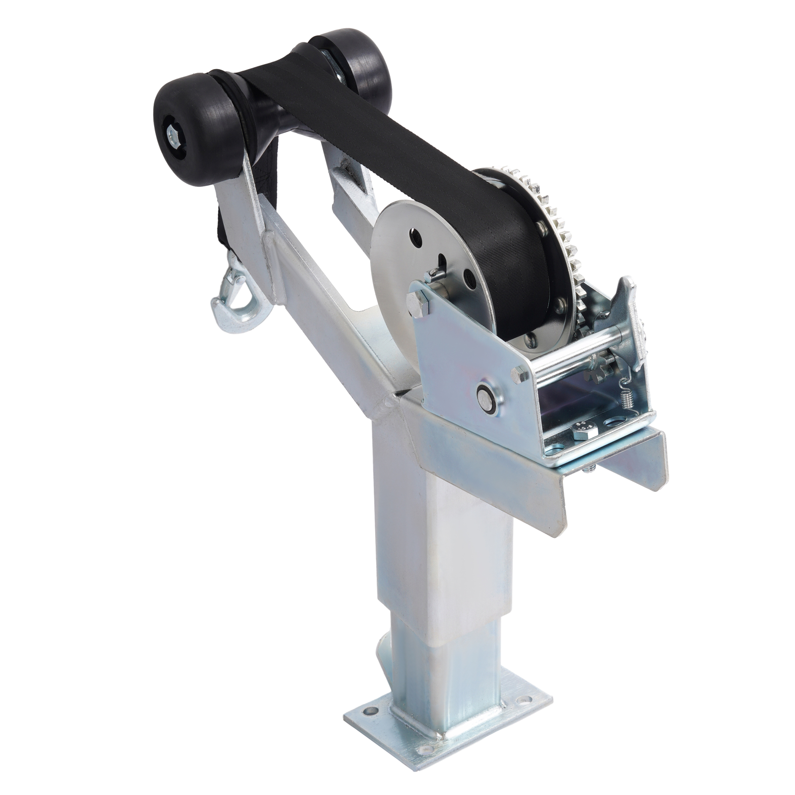 Adjustable Winch Stand Winch Post For Boat Trailer parts W/ 1400lbs Winch Roller