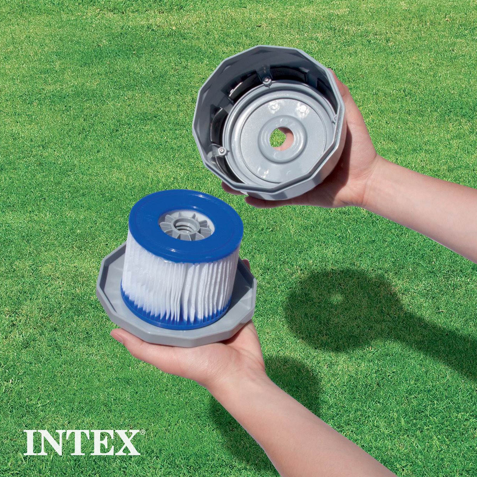 Intex Swimming Pool Easy Set Filter Cartridge Replacement Type H (6-Pack) 29007E