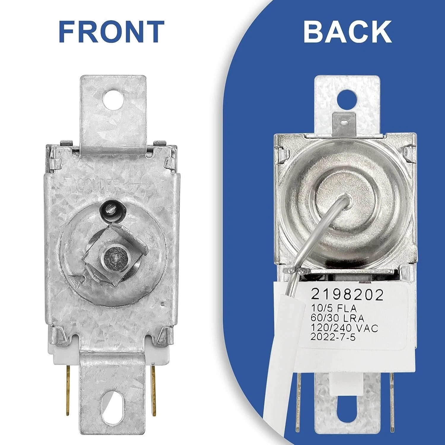 2198202 Refrigerator Cold Control Thermostat Replacement for Whirlpool & Kenmore