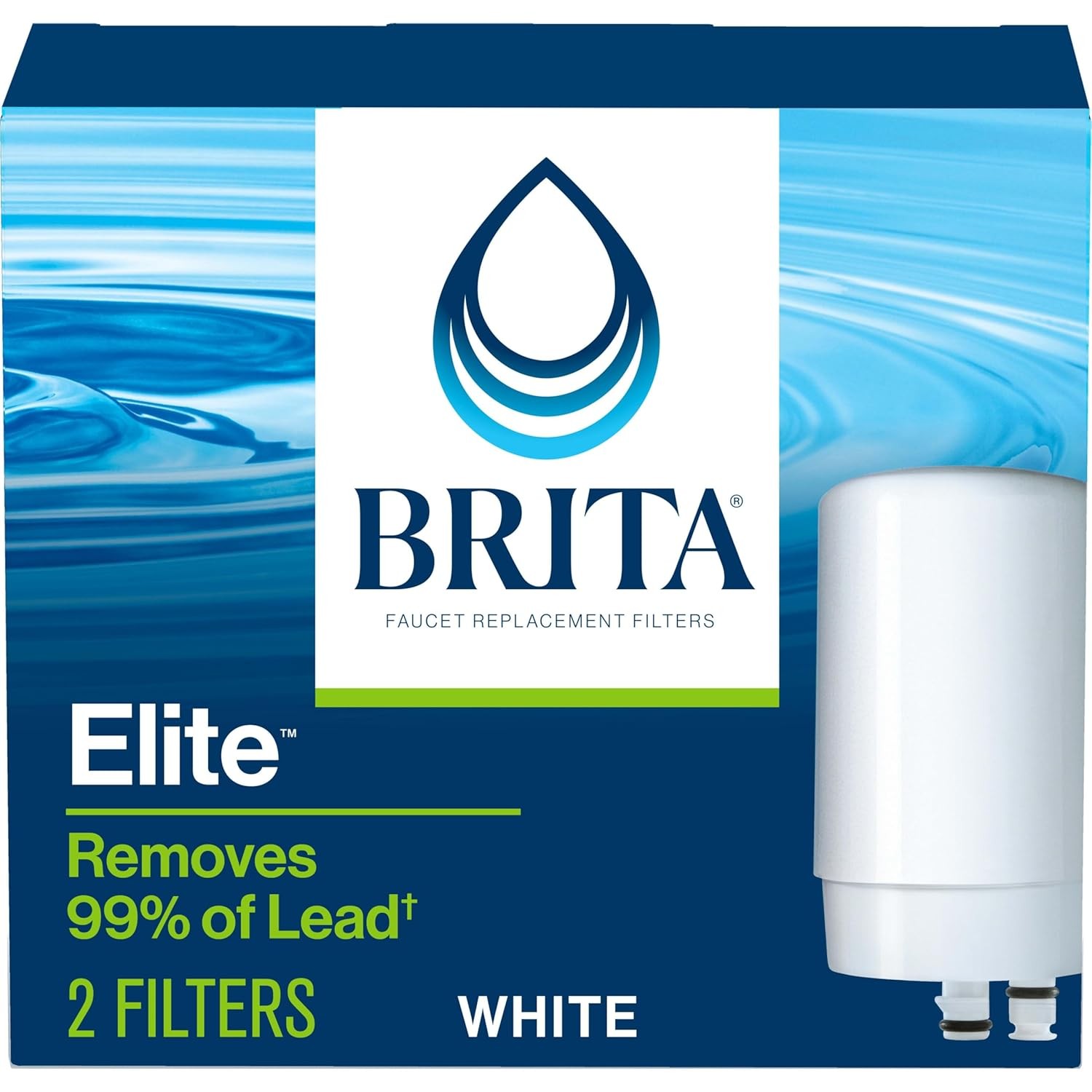 Faucet Mount Water Filter for Sink, Removes 99% of Lead, Elite Filtration System