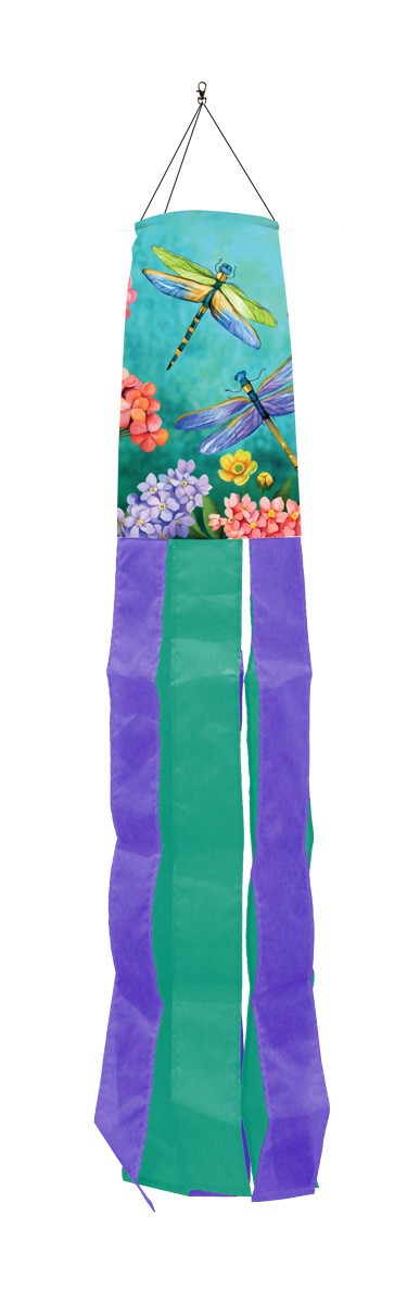 Briarwood Lane Dragonfly Garden Spring Windsock