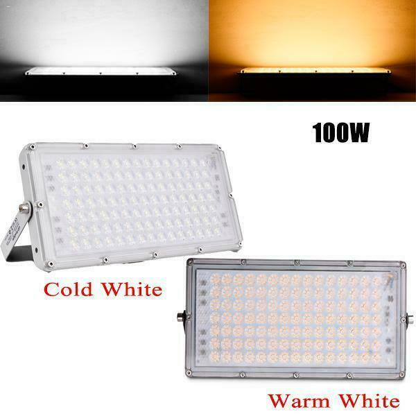 100-300W LED Flood Light Super Bright Outdoor Stadium Lights Daylight Floodlight
