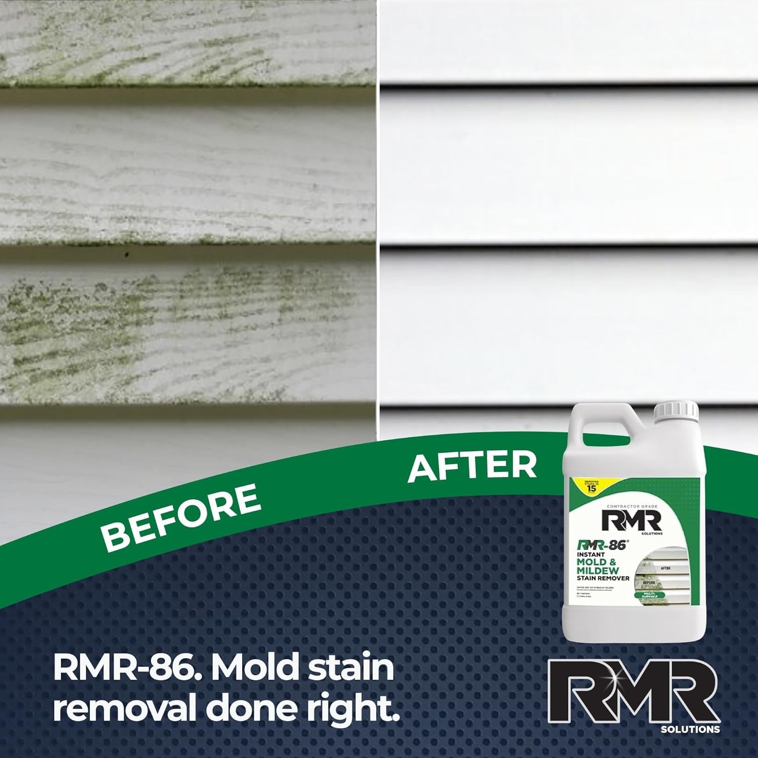 Effective Mold & Mildew Stain Remover Spray – 2.5 Gallon
