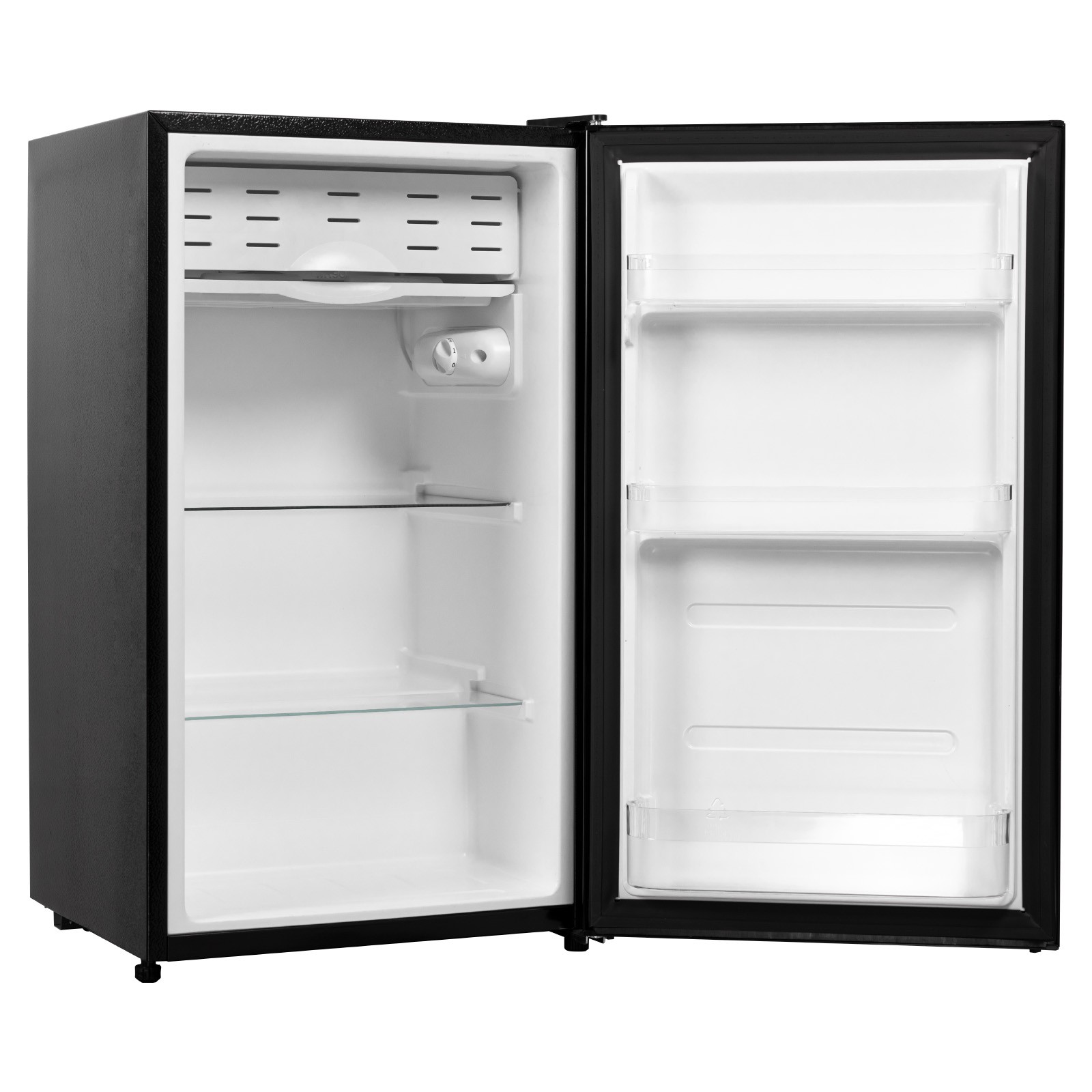 Smad Space Saving 3.2 Cubic Foot Mini Refrigerator – Single Door Black Stainless