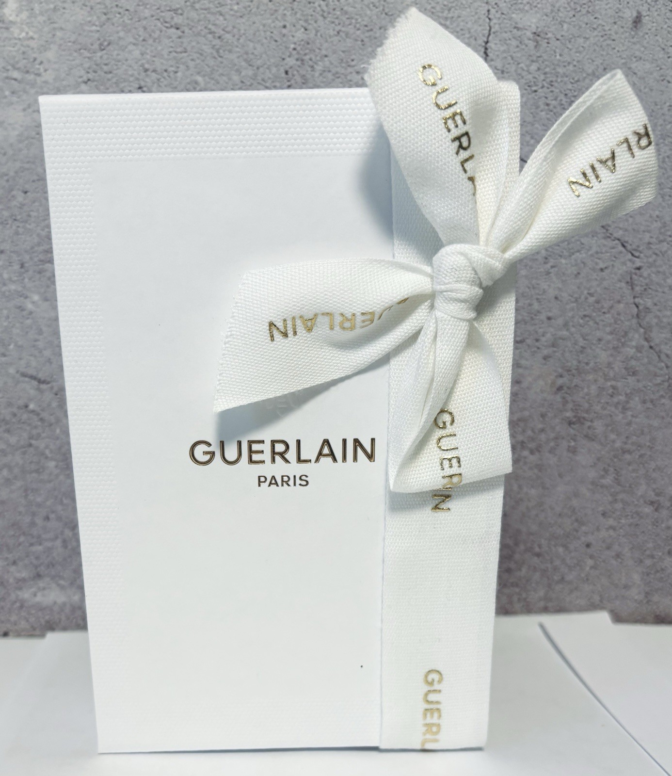 GUERLAIN Empty Small Gift Box 6.6” X 4.2” X 2” With Ribbon/ Authentic