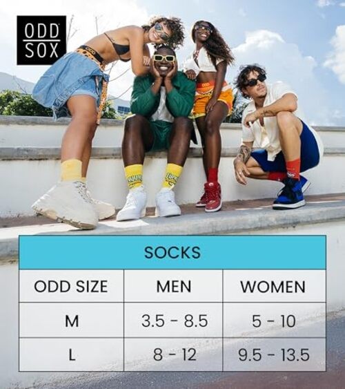 – Cute Silly Funny Design Crew Socks – Unisex Unique Graphic Medium B6-pride
