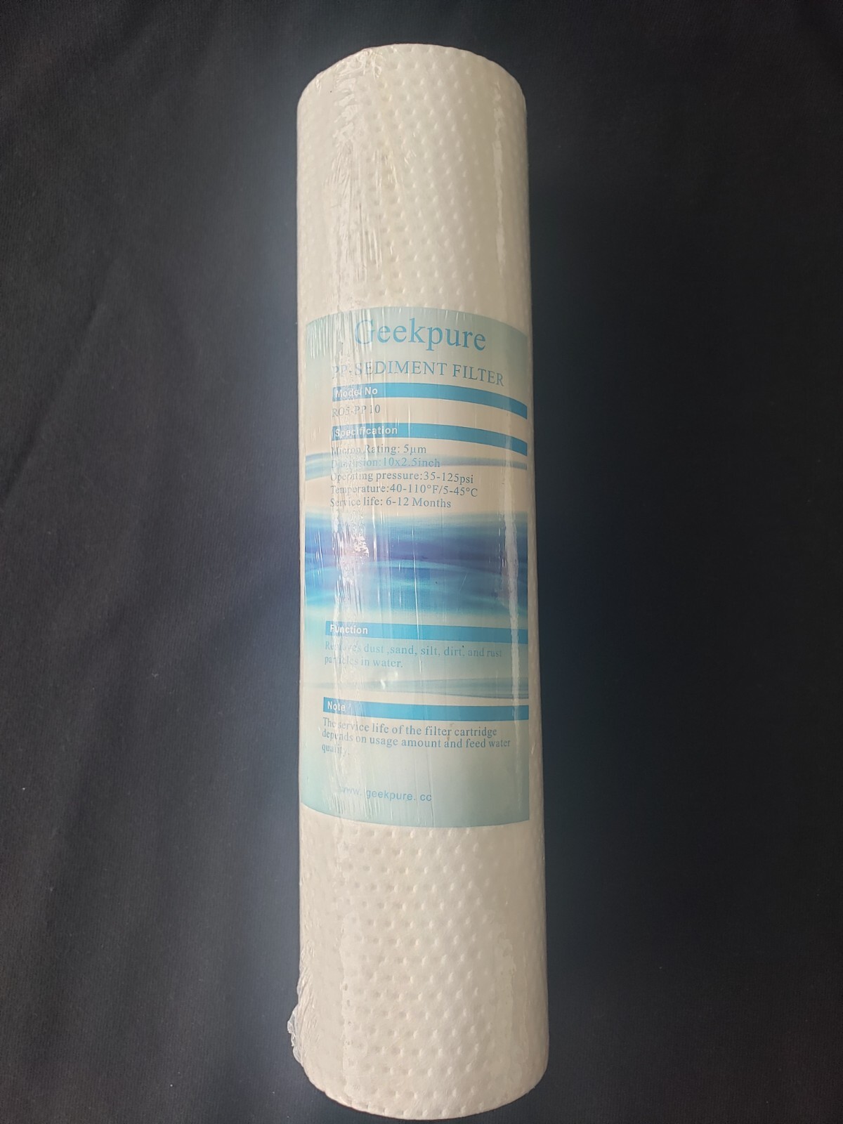 Geekpure RO5-PP 10 Water Sediment Filter Reverse Osmosis System 10″ SEALED NEW