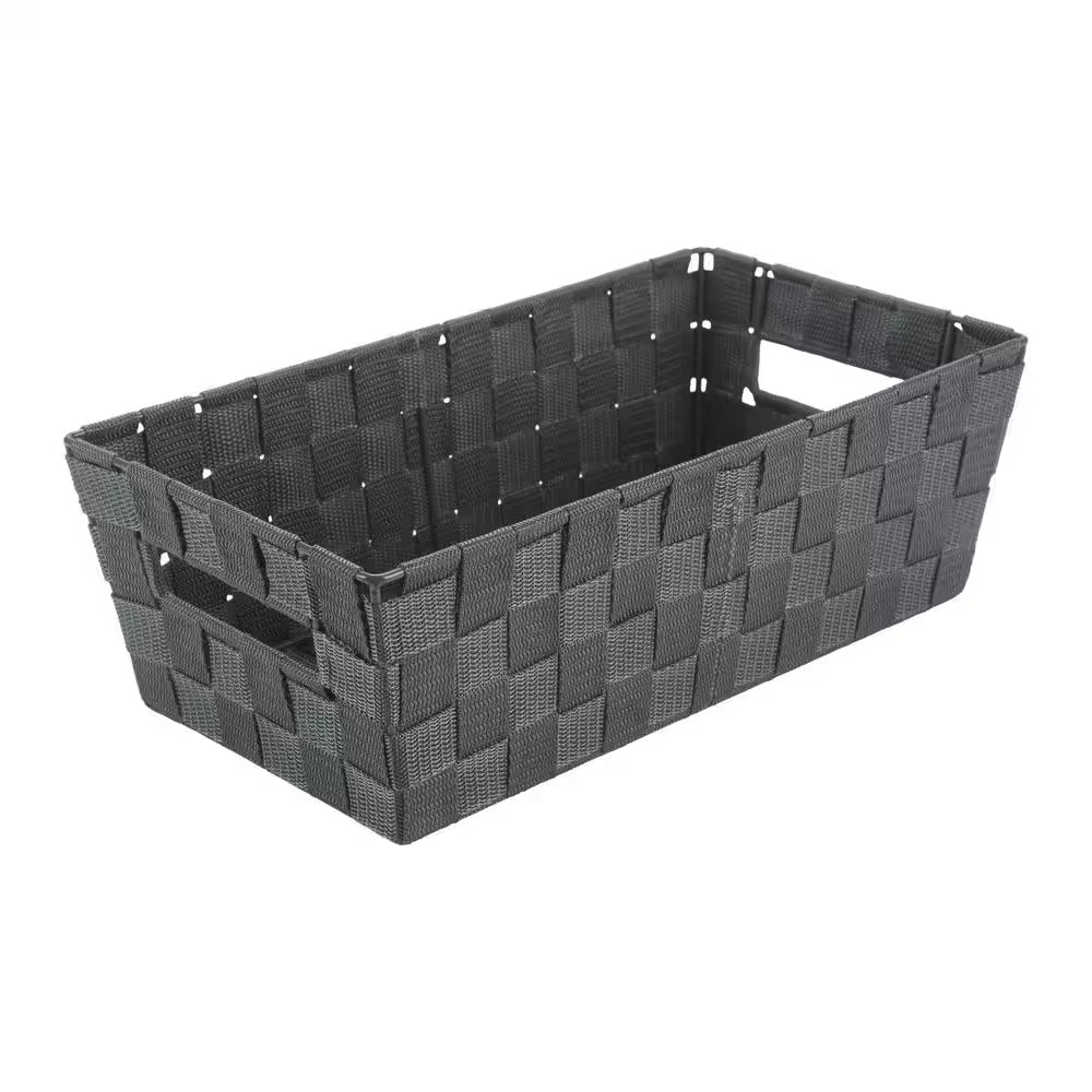 4.72 In. H X 7.68 In. W X 14.57 In. D Gray Fabric Cube Storage Bin