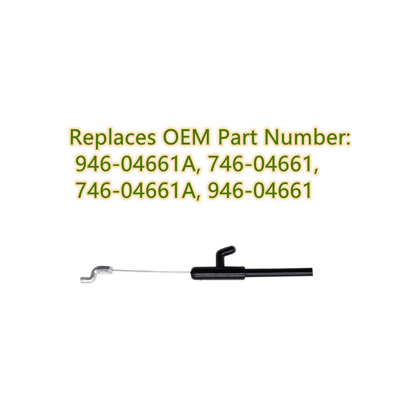 Replacement Control Cable for Various Lawn Mowers Fits MTD Troy-Bilt and More
