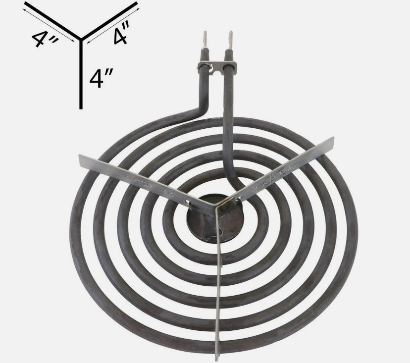 MP22YA Electric Range Burner surfaceElement (2) MP15YA 6″, (2) MP21YA 8″ 4pcSet