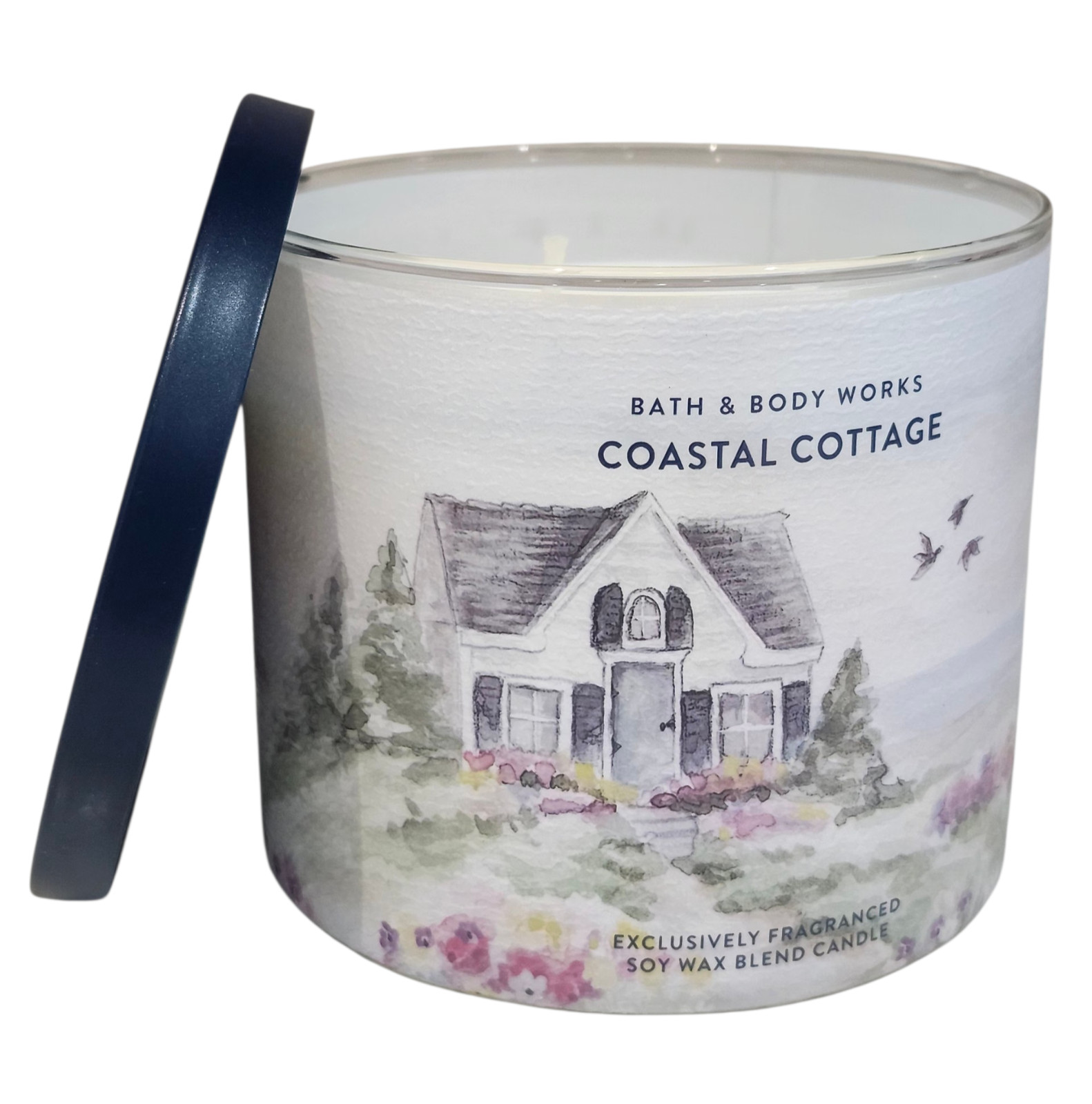 NEW Bath & Body Works Coastal Cottage 3-Wick Candle 25-45 burn hours 14 oz