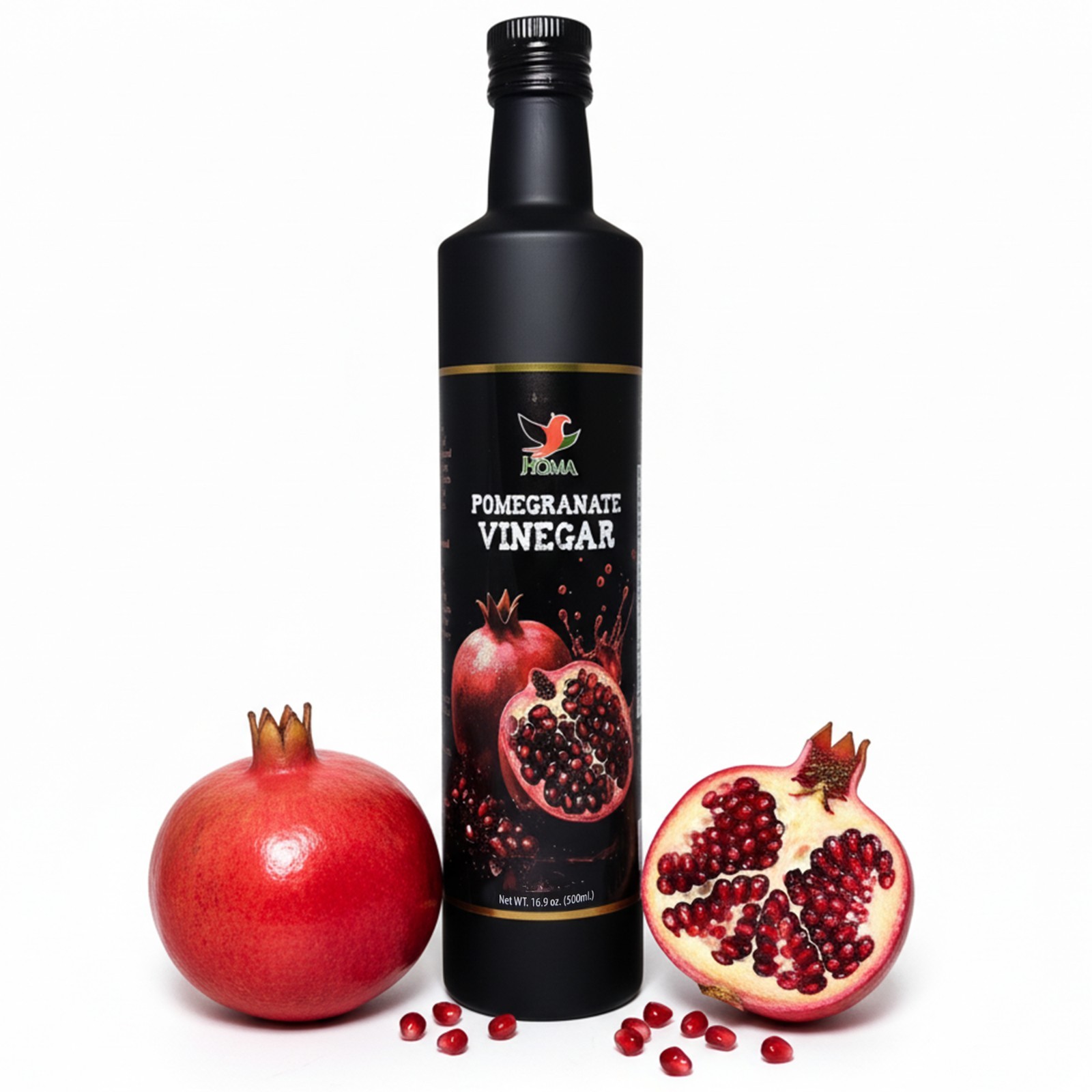 Homa Food Pomegranate Vinegar 250ml – 100% Pure, Raw & Unfiltered – No Sugar Add