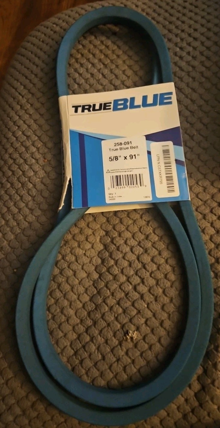 New Inner Replacement True Blue Belt 5/8″ x 91″ 258-091