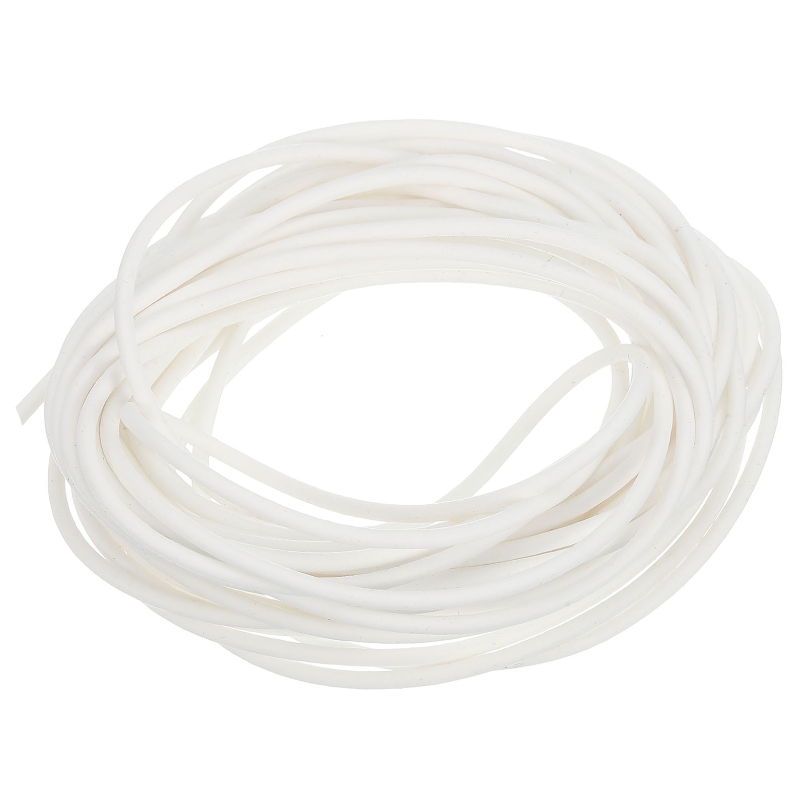 Silicone Foam Seal Strip 1.8mm(0.07″) Dia 5.5 Meters(18.04Ft) Long White