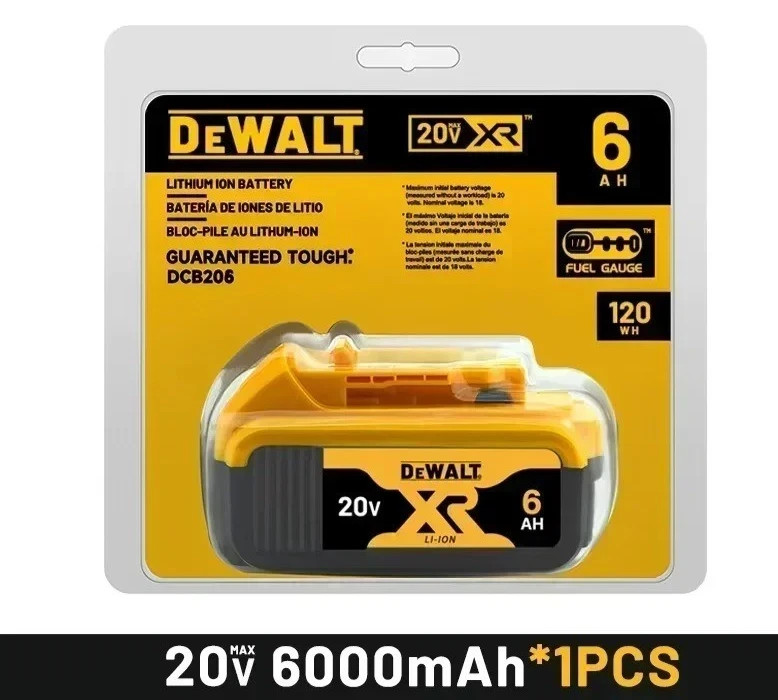 DEWALT DCB206 20V 6Ah XR Lithium Ion Battery