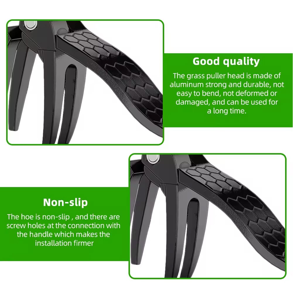 Weeder Puller Stand Up Weed Tool Handle Claw Outdoor Garden Root Remover Killer