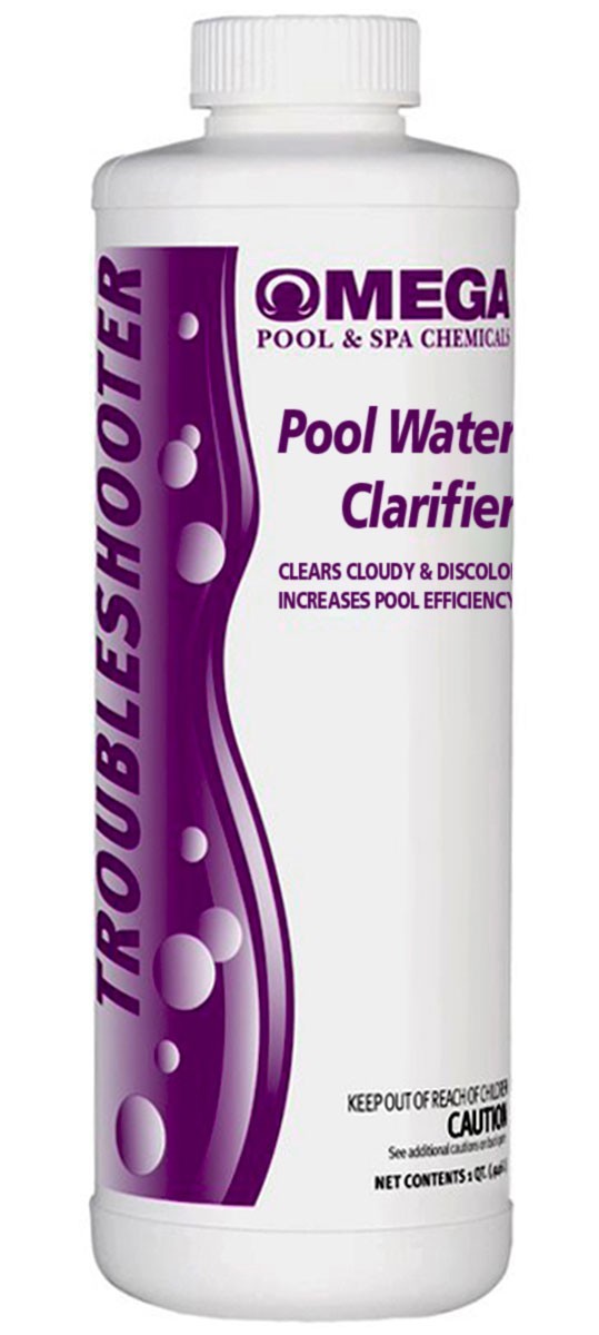 Omega Pool Water Clarifier for Swimming Pools 1 Quart (32 Fl. Oz.)
