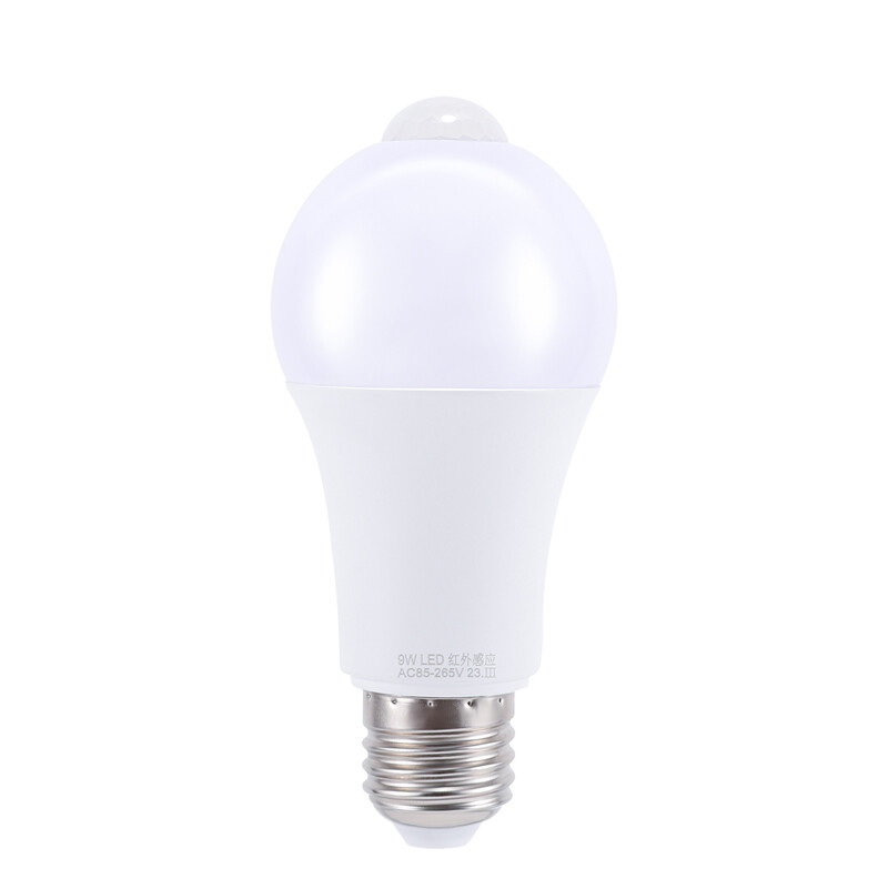 Motion Sensor Light Bulbs Front Door Porch Garage 90W Equivalent Detector Bulb