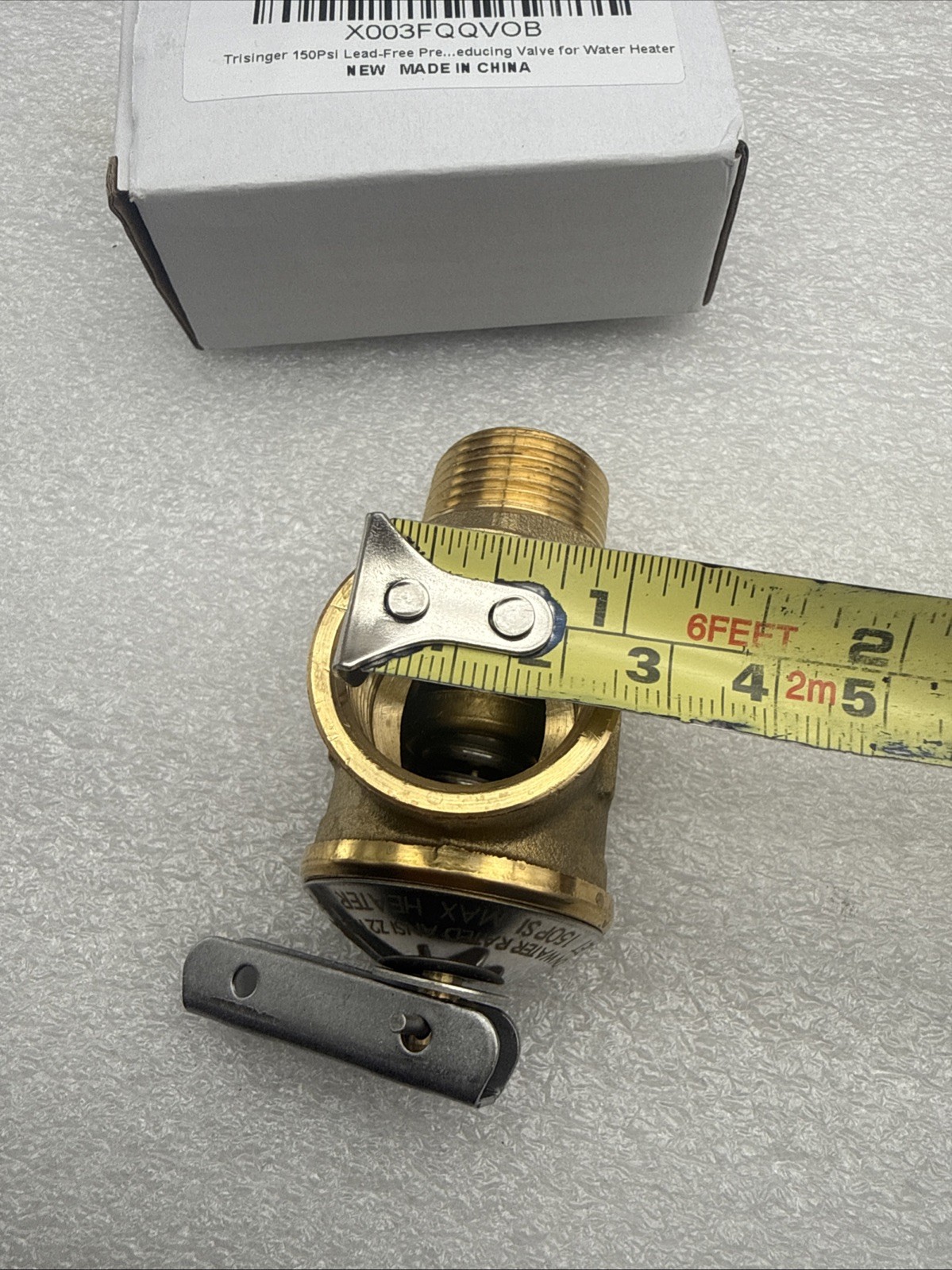 150Psi Temperature & Pressure Relief Valve, 3/4″ NPT Threaded For Water Heater..