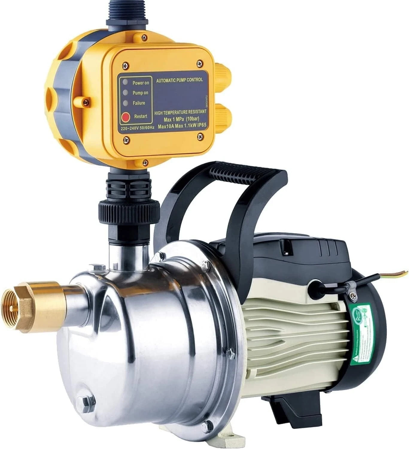 3/4 HP Water Pressure Booster Pump for Home Automatic Water Pump Electric 17 GPM