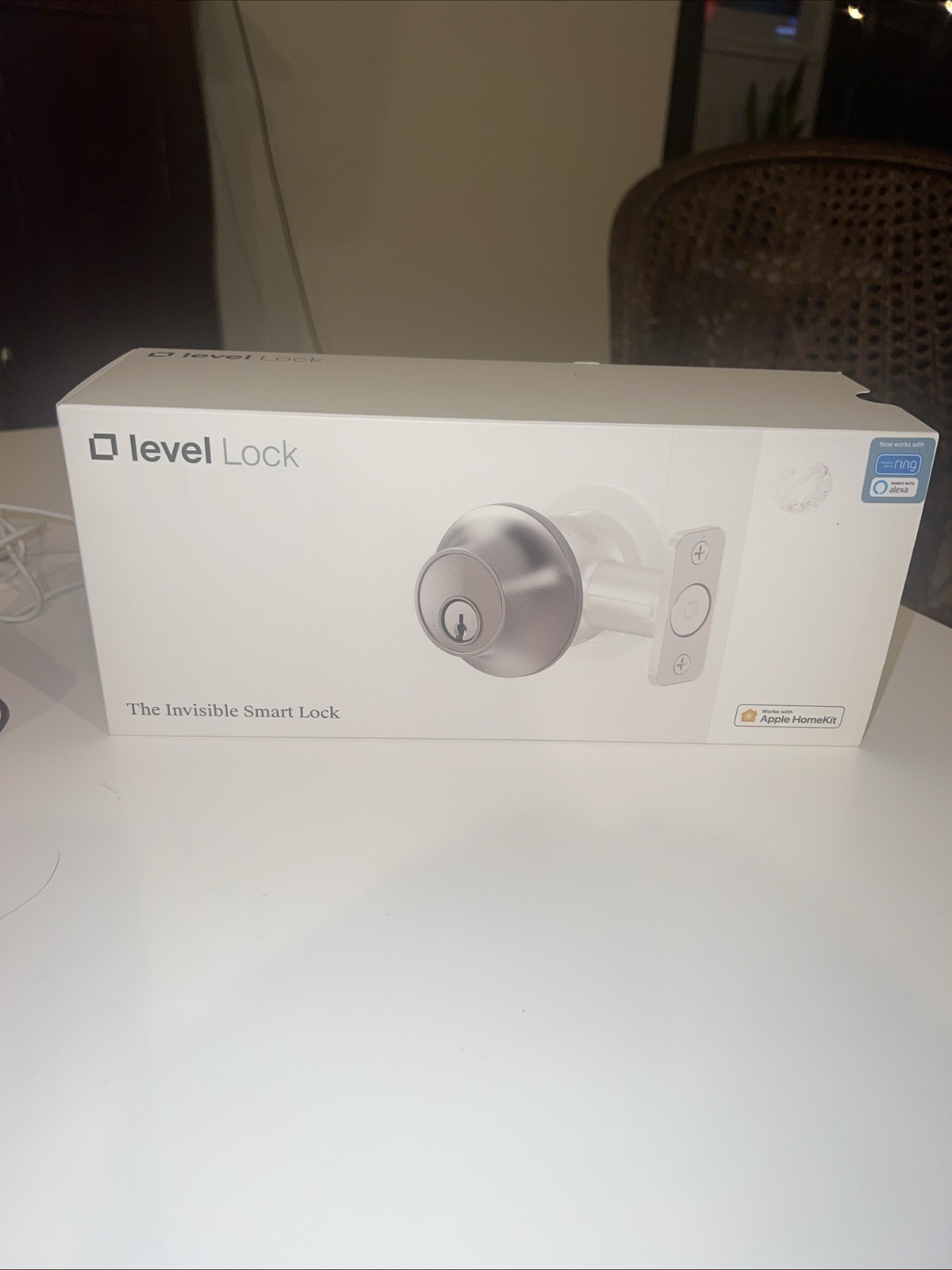 Level Lock Touch Edition Smart Silver Chrome Electronic Deadbolt APPLE New