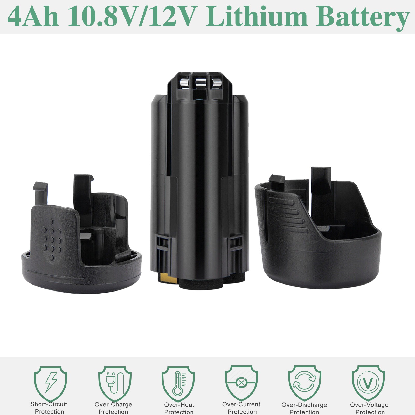 10.8V/12V 4000mAh Li-ion Battery for Bosch BAT411 BAT412 BAT414 BAT420 GSR GDR