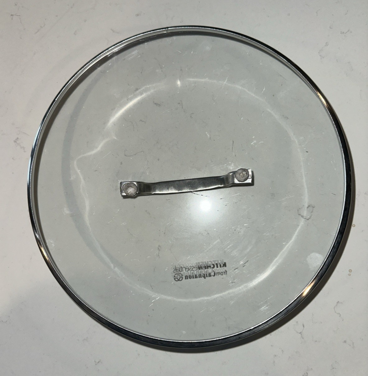 CALPHALON KITCHEN ESSENTIALS 10” OD Glass REPLACEMENT LID 9.75 In INNER DIA.