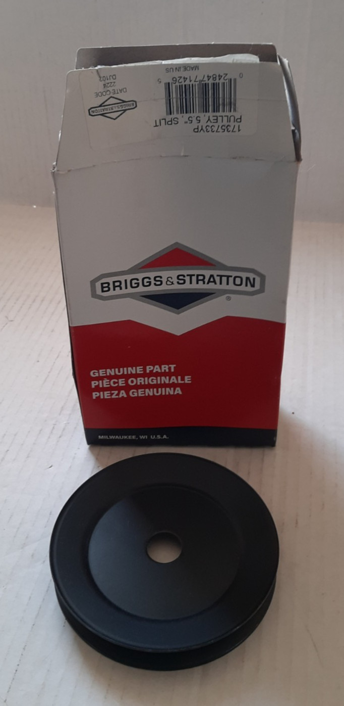 Briggs and Stratton 1735733YP PULLEY, 5.5″, SPLIT