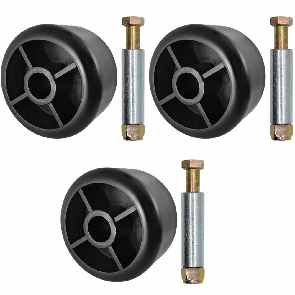 3Pk Deck Roller with Hardware kit for Grasshopper Mower 426122 902284 243365