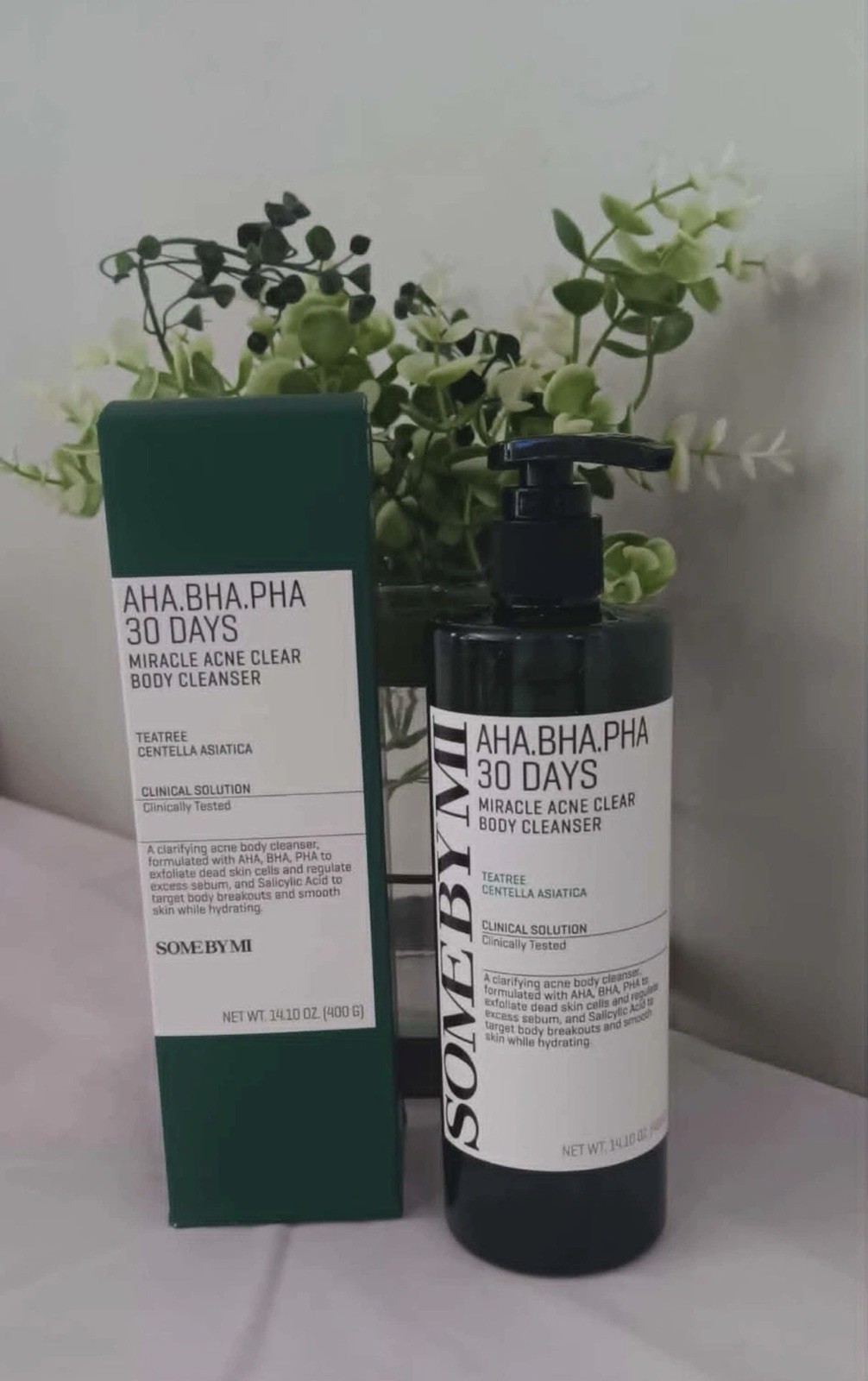 SOME BY MI AHA BHA PHA 30 Days Miracle Acne Clear Body Cleanser – 14.10oz