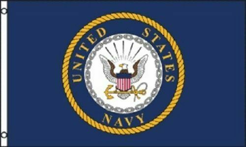 United States Navy Flag USN Emblem Banner US Military Pennant New 3×5 Poly 100D