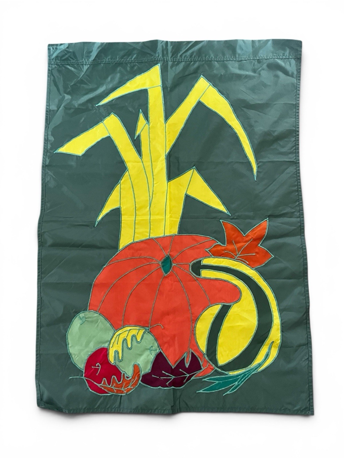 Vintage Fall Harvest Nylon House Flag