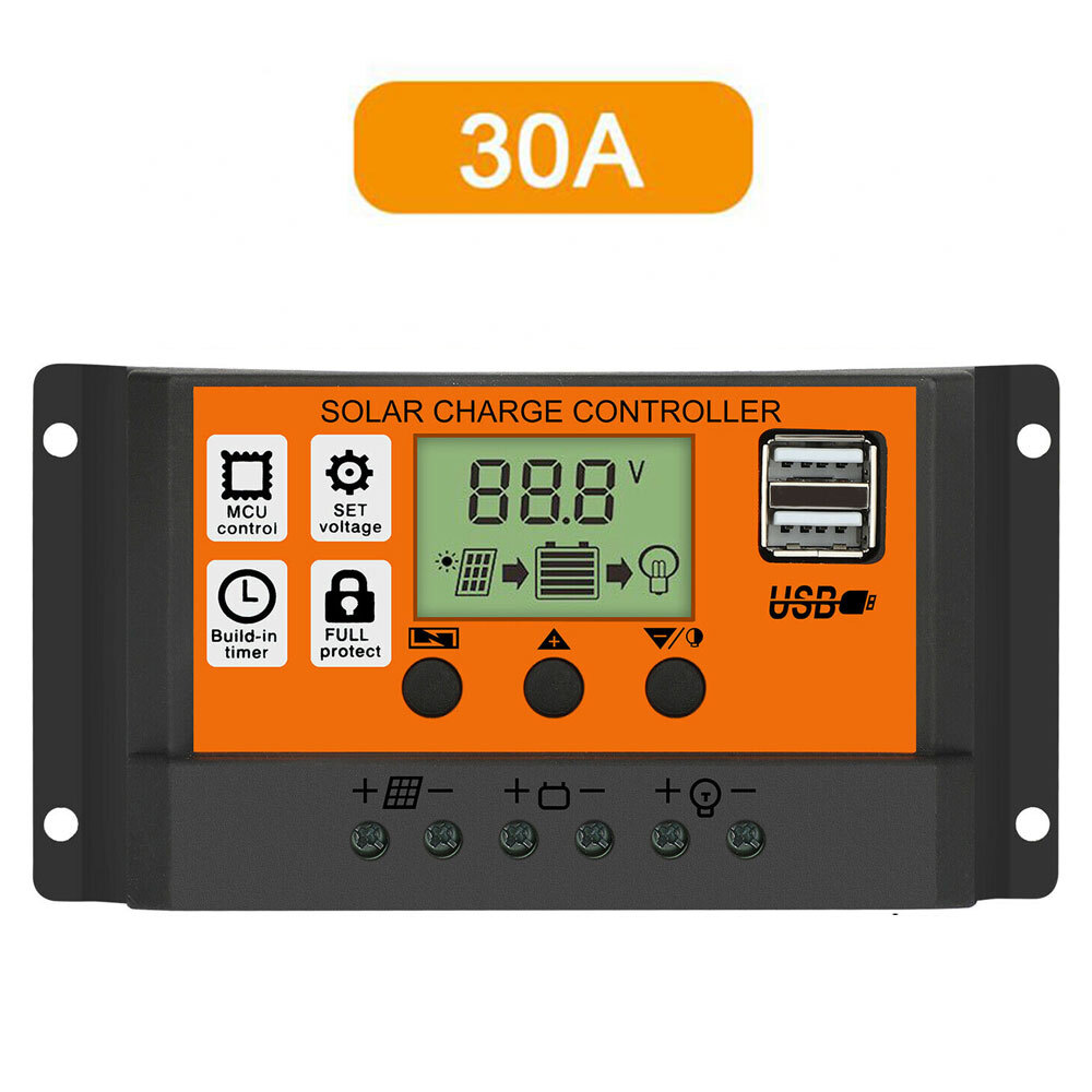 100A Solar Charge Controller For Lifepo4 Lithium Lead Acid Gel PV Regulator